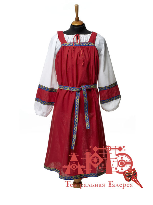 

Сарафан "Марфуша" детский (Цв: Красный Размер: 110)