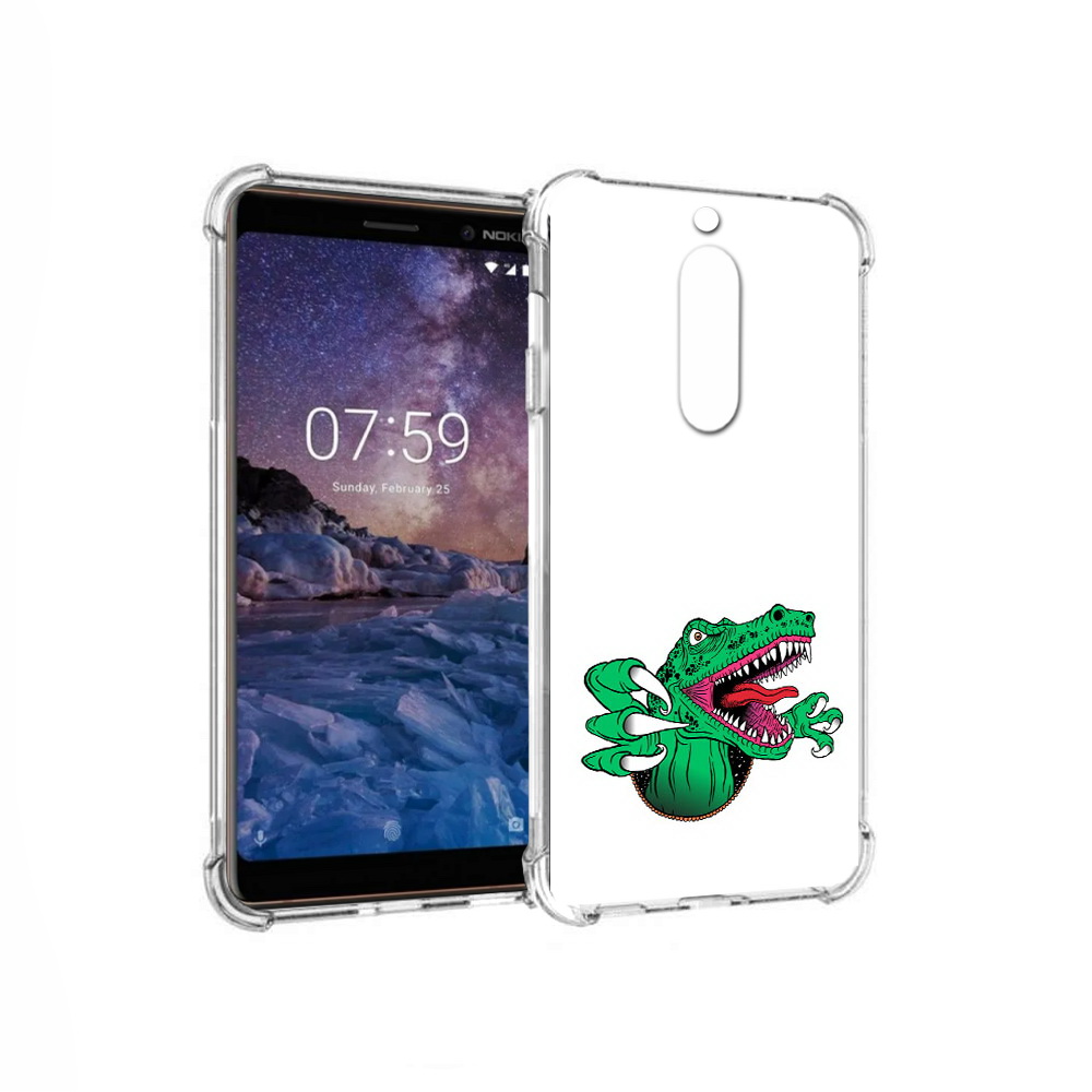 

Чехол MyPads Tocco для Nokia 7 крокодил (PT95887.123.417), Прозрачный, Tocco