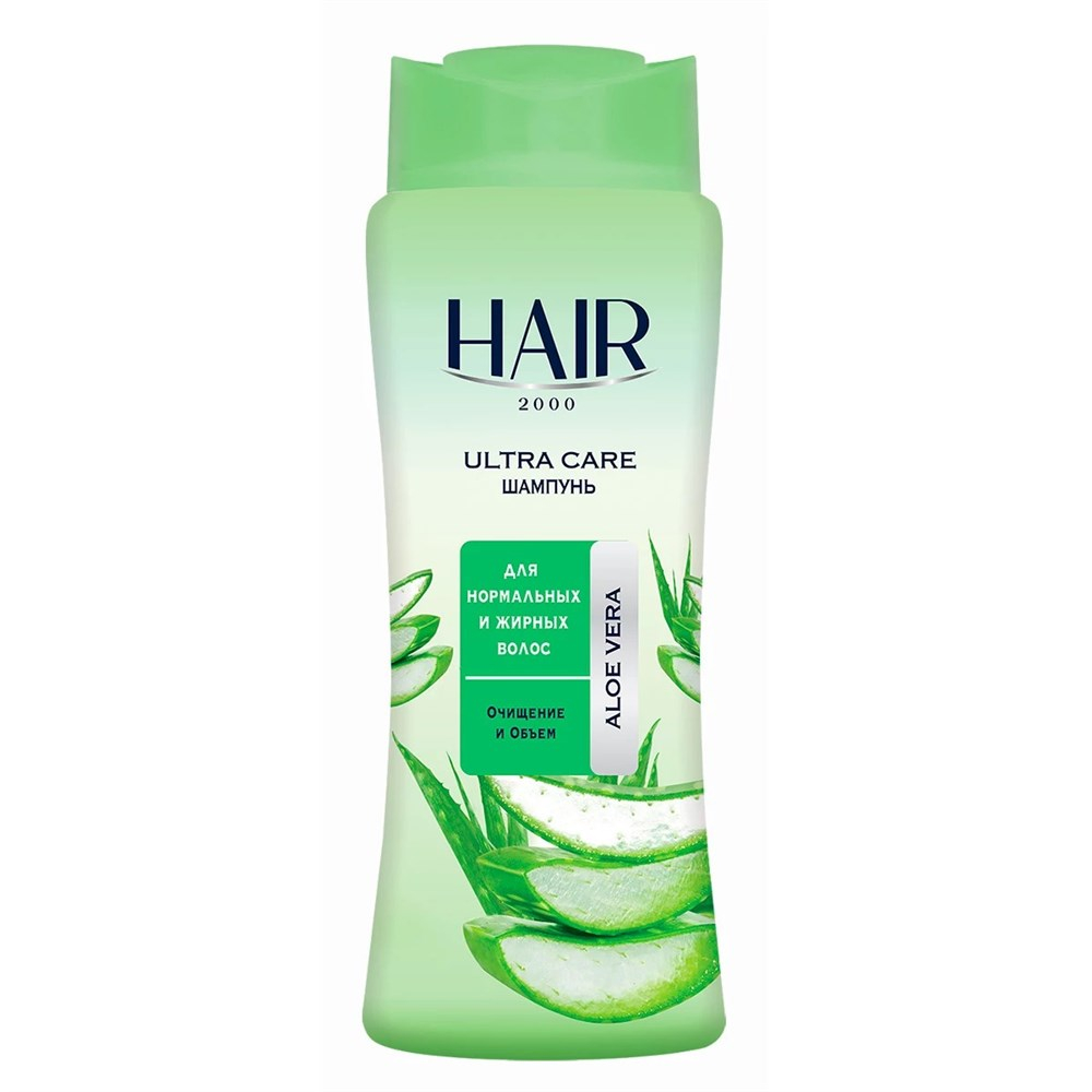 Шампунь Hair Aloe Vera Ультра уход для нормальных и жирных волос 600 мл