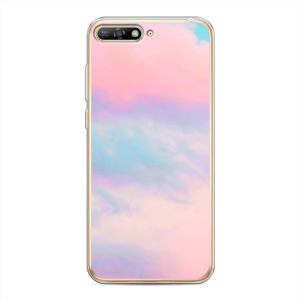 

Чехол Awog на Huawei Y6 2018 "Розовые облака", Розовый;фиолетовый, 67850-3