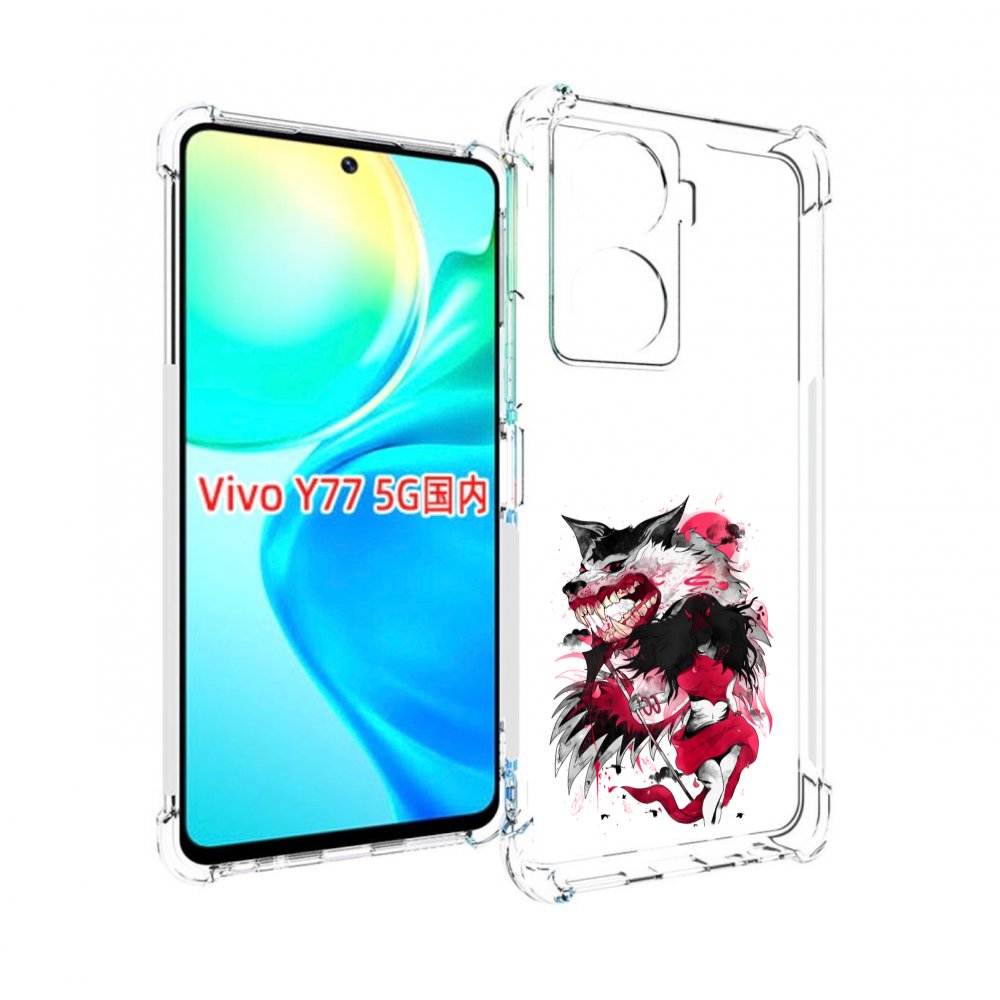 

Чехол MyPads красная шапочка для Vivo Y77 5G, Прозрачный, Tocco