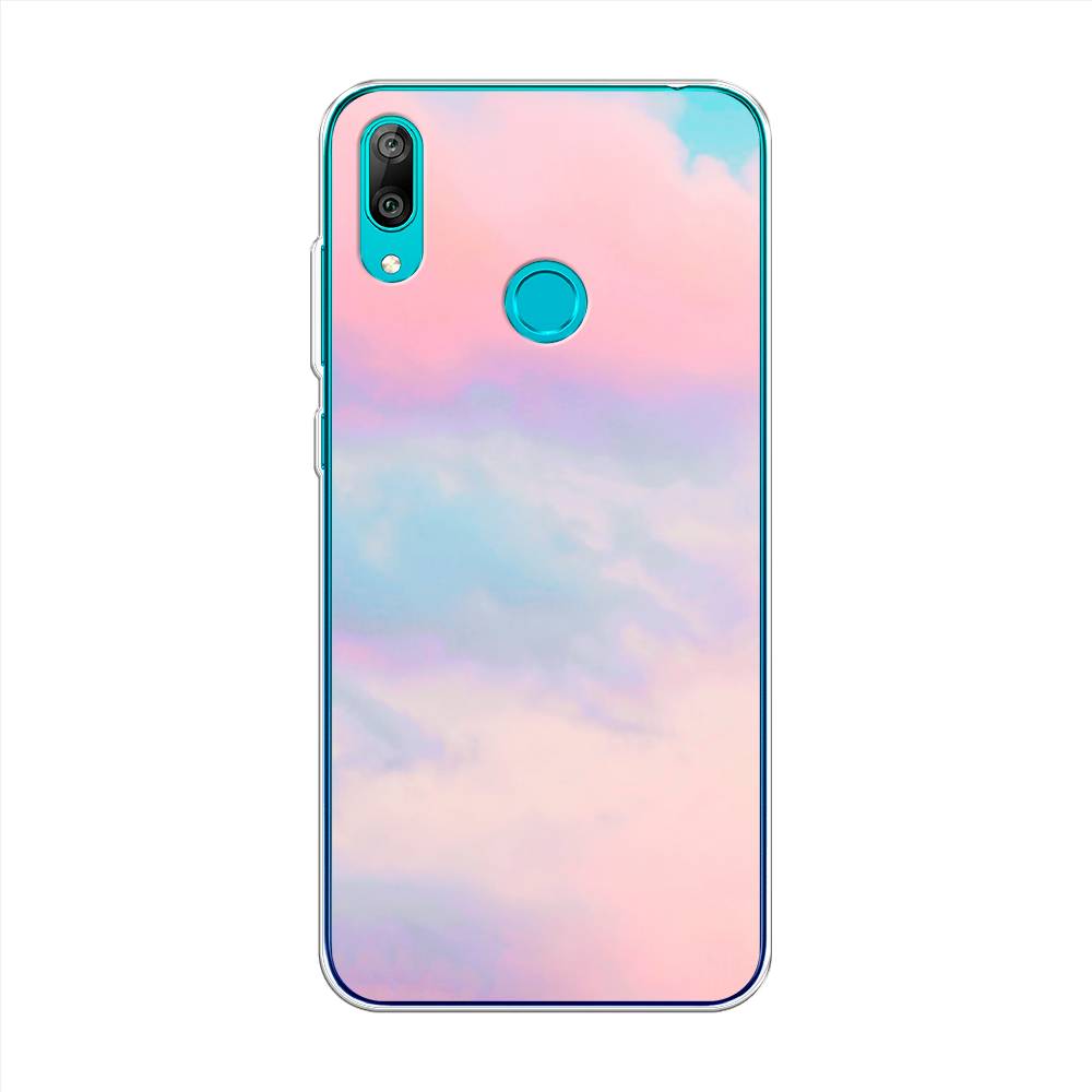 

Чехол Awog на Huawei Y7 2019 "Розовые облака", Розовый;фиолетовый, 68450-3