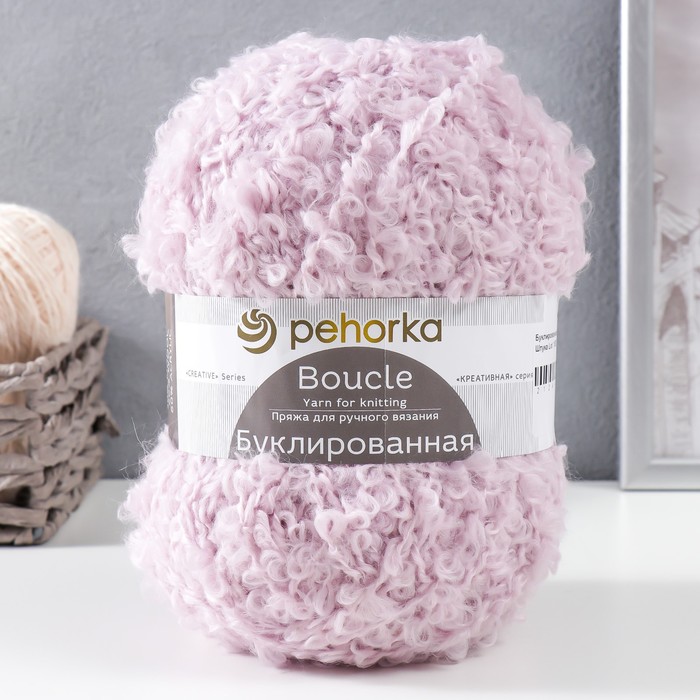 

Пряжа для вязания Пехорка Буклированная, 220м/200гр, 24-Орхидея