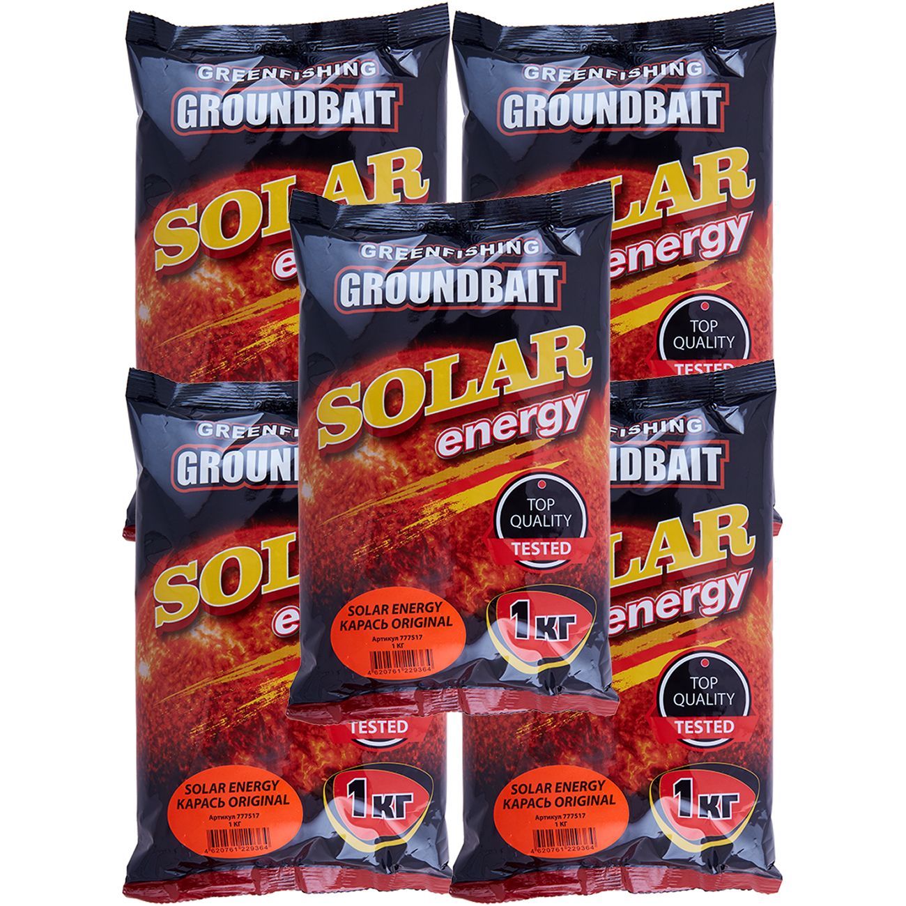 

Прикормка натуральная GreenFishing SOLAR ENERGY, Карась Original, 5 кг, SOLAR ENERGY