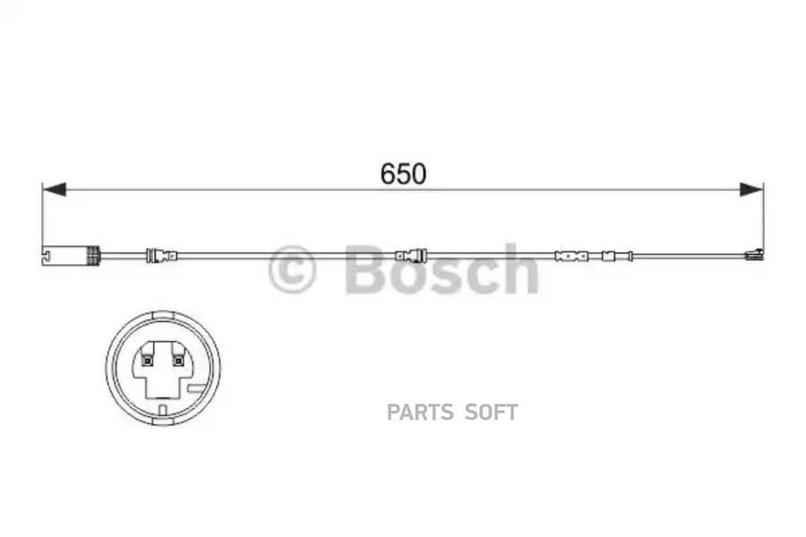 

Датчик износа тормозных колодок BMW E81/E82/E87/E88 1.6-3.0/D 04->, E90/E91/E92/ 1.6-3.0/D