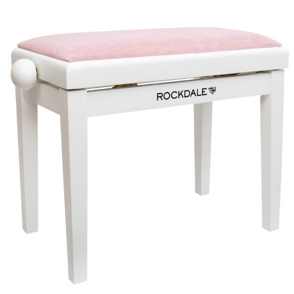 Банкетка для пианино Rockdale RHAPSODY 131 SV WHITE PINK 10718₽