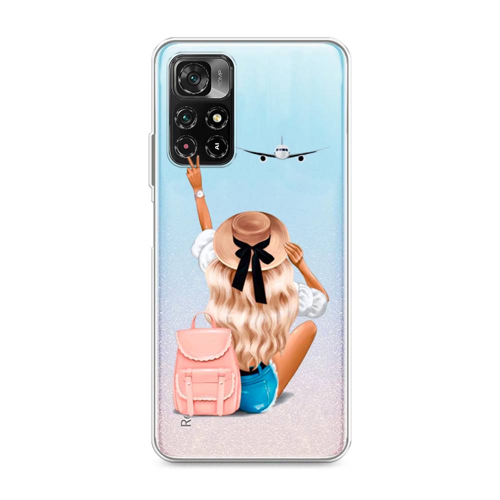 

Чехол Awog на Xiaomi Redmi Note 11 5G "Автостопом самолетом", Разноцветный, 311950-7