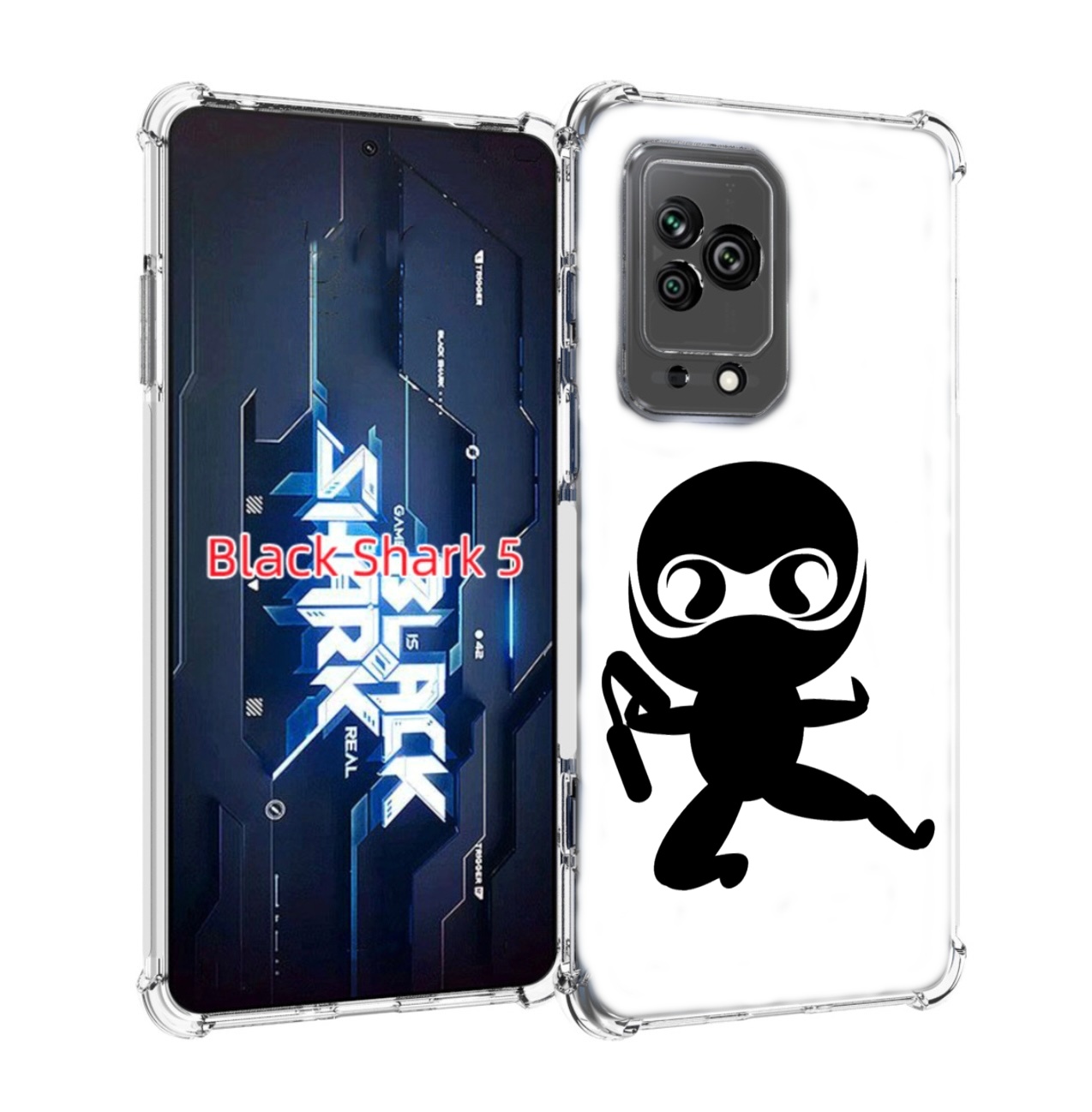 

Чехол MyPads Ниндзя для Xiaomi Black Shark 5, Прозрачный, Tocco