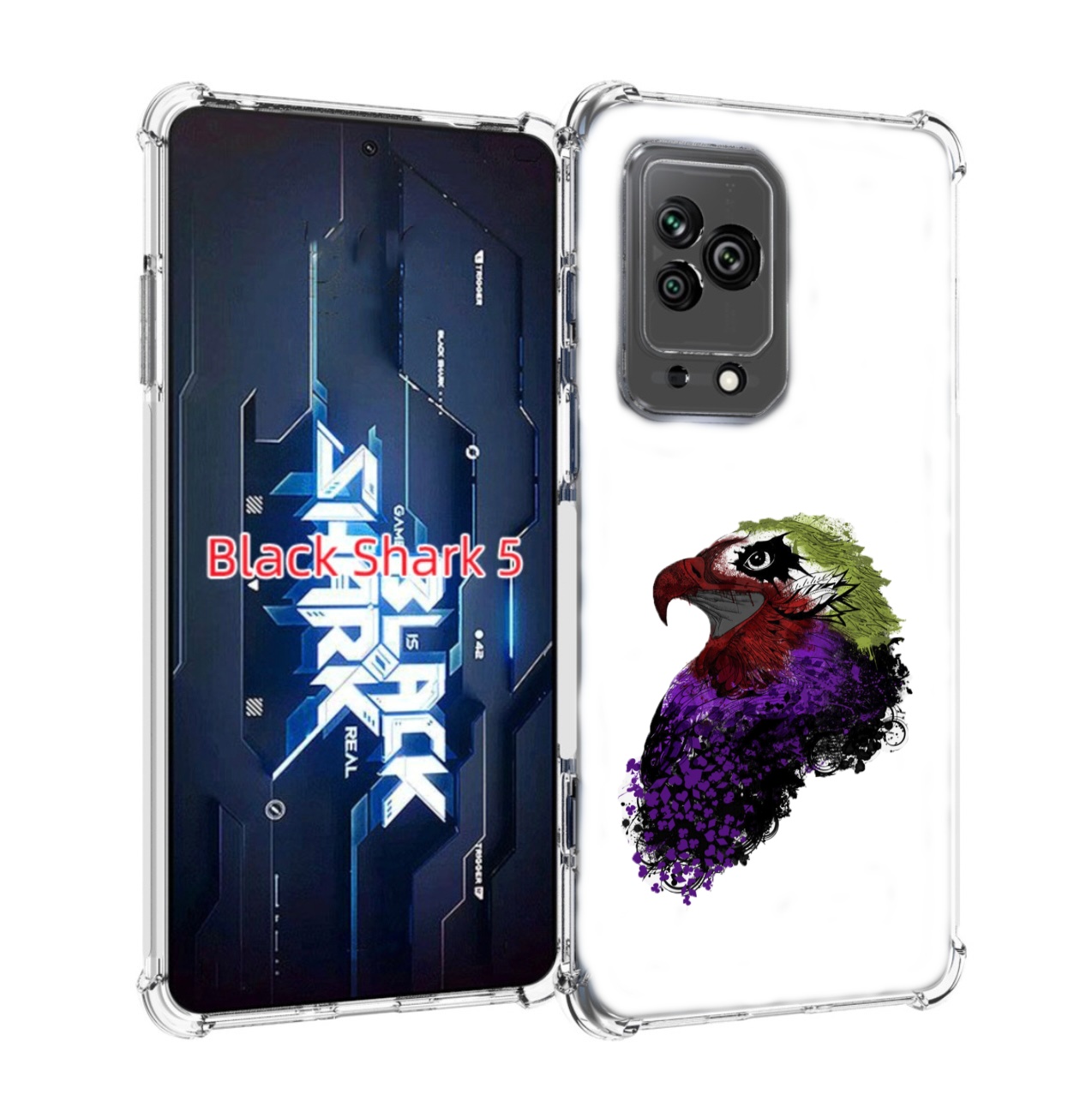 

Чехол MyPads Орел для Xiaomi Black Shark 5, Прозрачный, Tocco
