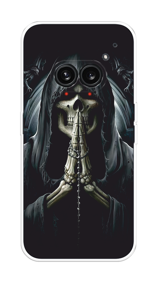 

Чехол на Nothing Phone 2a "Молитва", Серый, 3300350-1