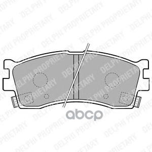 

Тормозные колодки DELPHI передние LP1702
