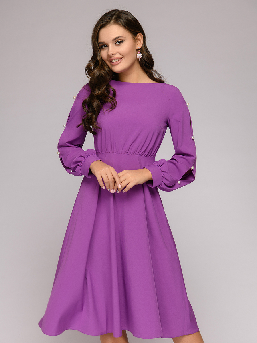 фото Платье женское 1001dress dm01437 фиолетовое 44 ru