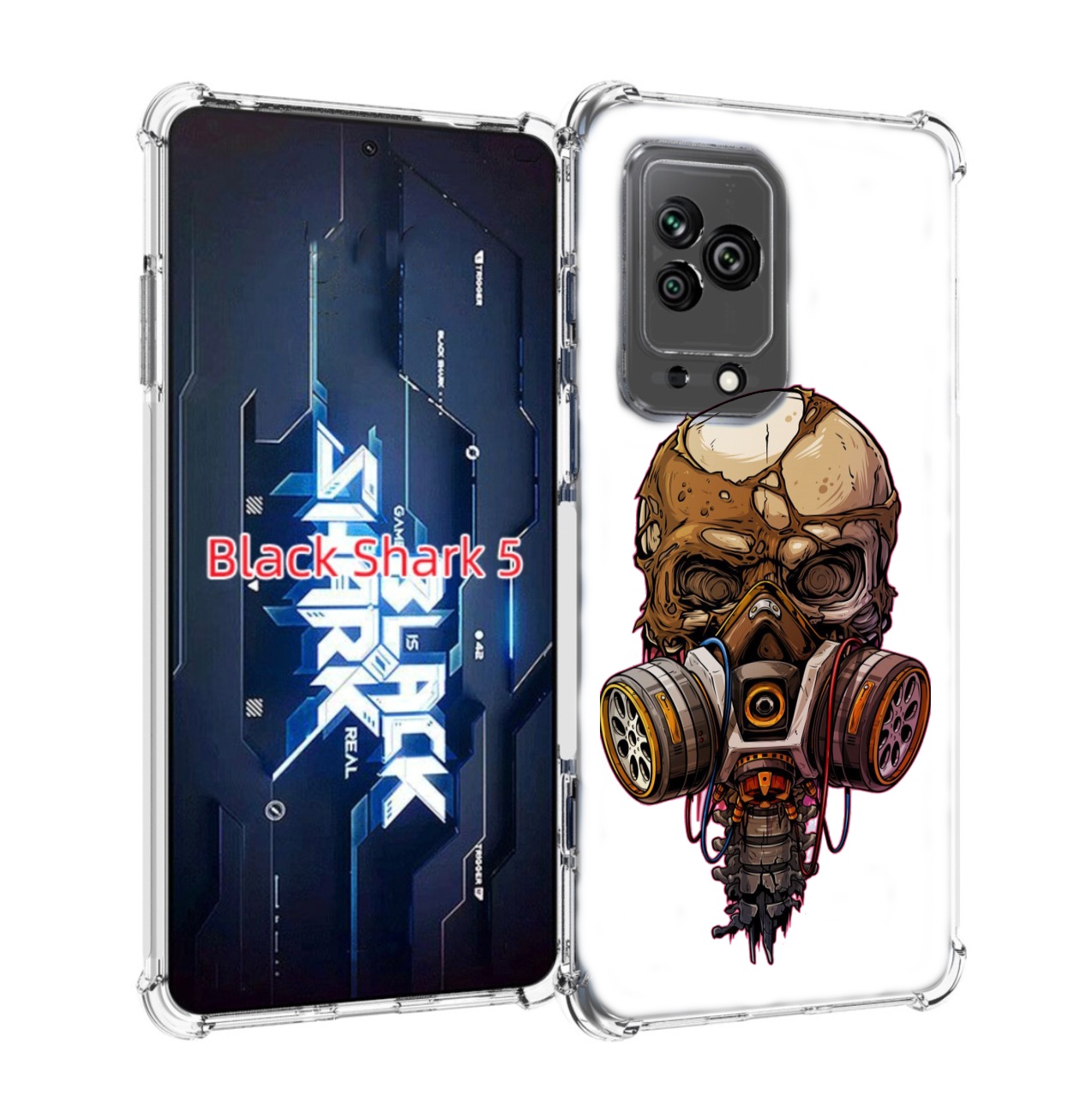 

Чехол MyPads Подробный красочный человеческий череп с противогазом для Xiaomi Black Sha..., Прозрачный, Tocco