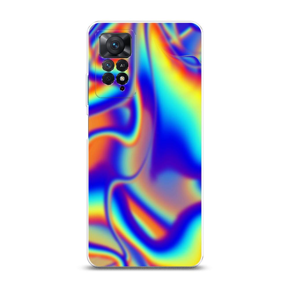 

Чехол на Xiaomi Redmi Note 11 Pro/11 Pro 5G/11E Pro "Яркая голограмма", Разноцветный, 314750-3