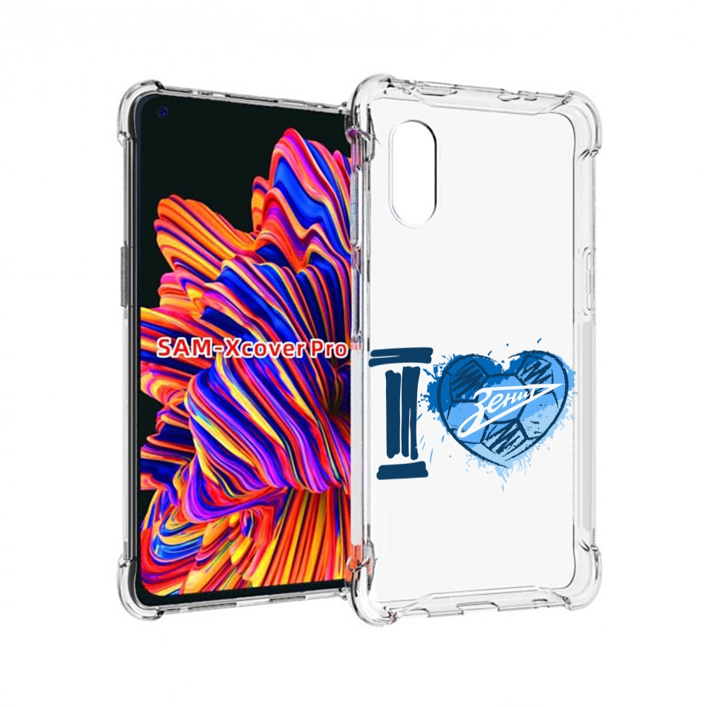 Чехол MyPads ФК я люблю зенит для Samsung Galaxy Xcover Pro 1