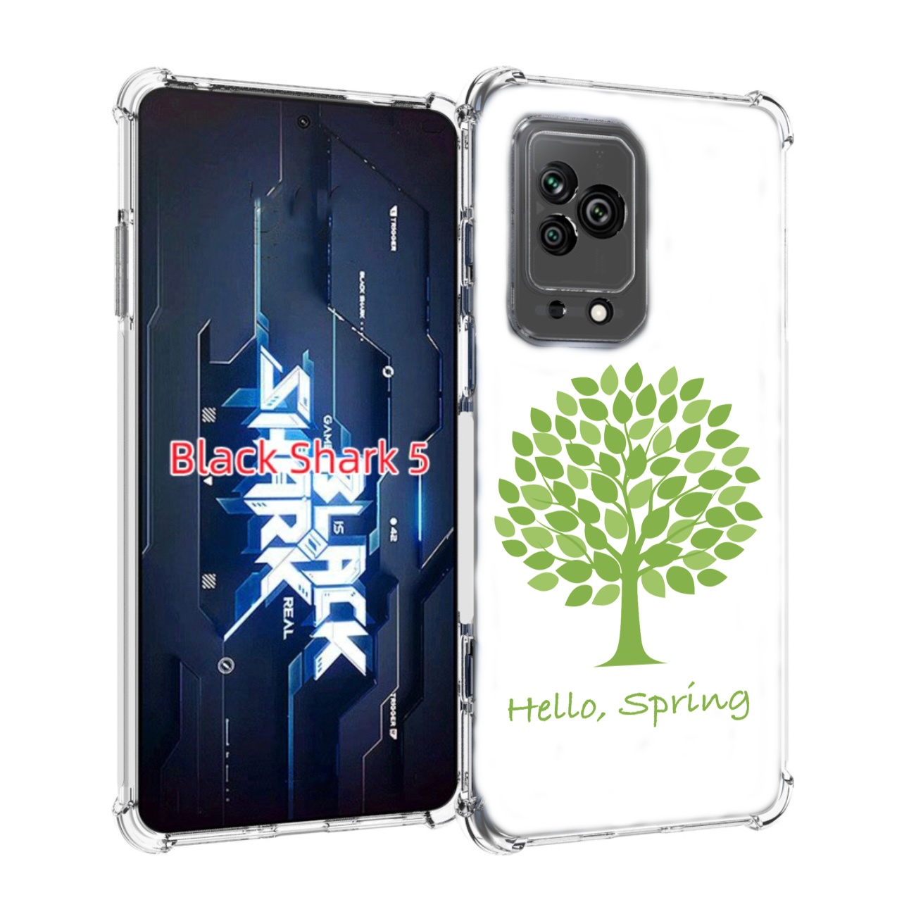 

Чехол MyPads Привет-весна для Xiaomi Black Shark 5, Прозрачный, Tocco