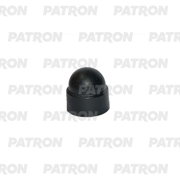 PATRON P37-2758T Заглушка пластиковая колпачек для болта черный M6  10шт