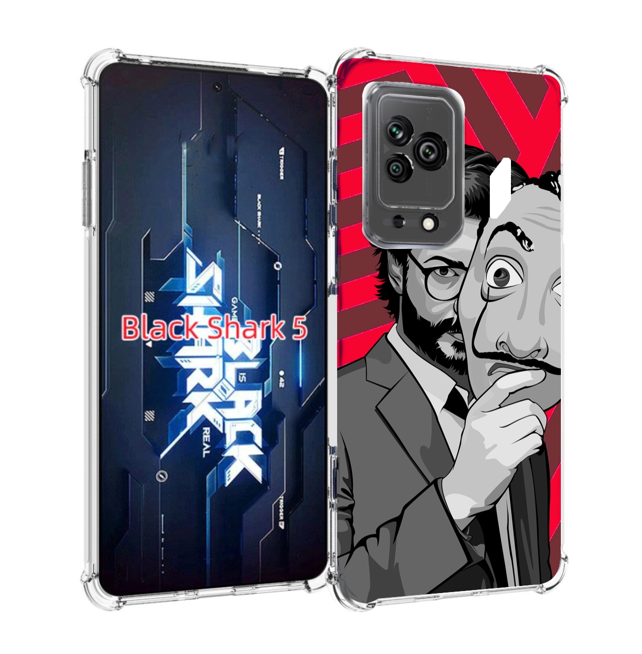 

Чехол MyPads Профессор-бумажый-дом для Xiaomi Black Shark 5, Прозрачный, Tocco