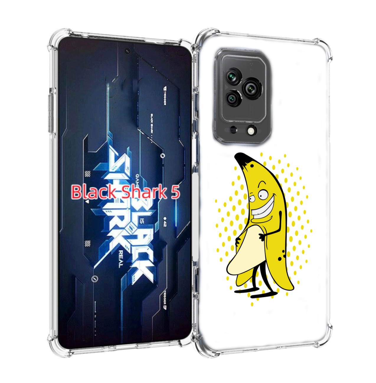 

Чехол MyPads Раздетый-банан для Xiaomi Black Shark 5, Прозрачный, Tocco