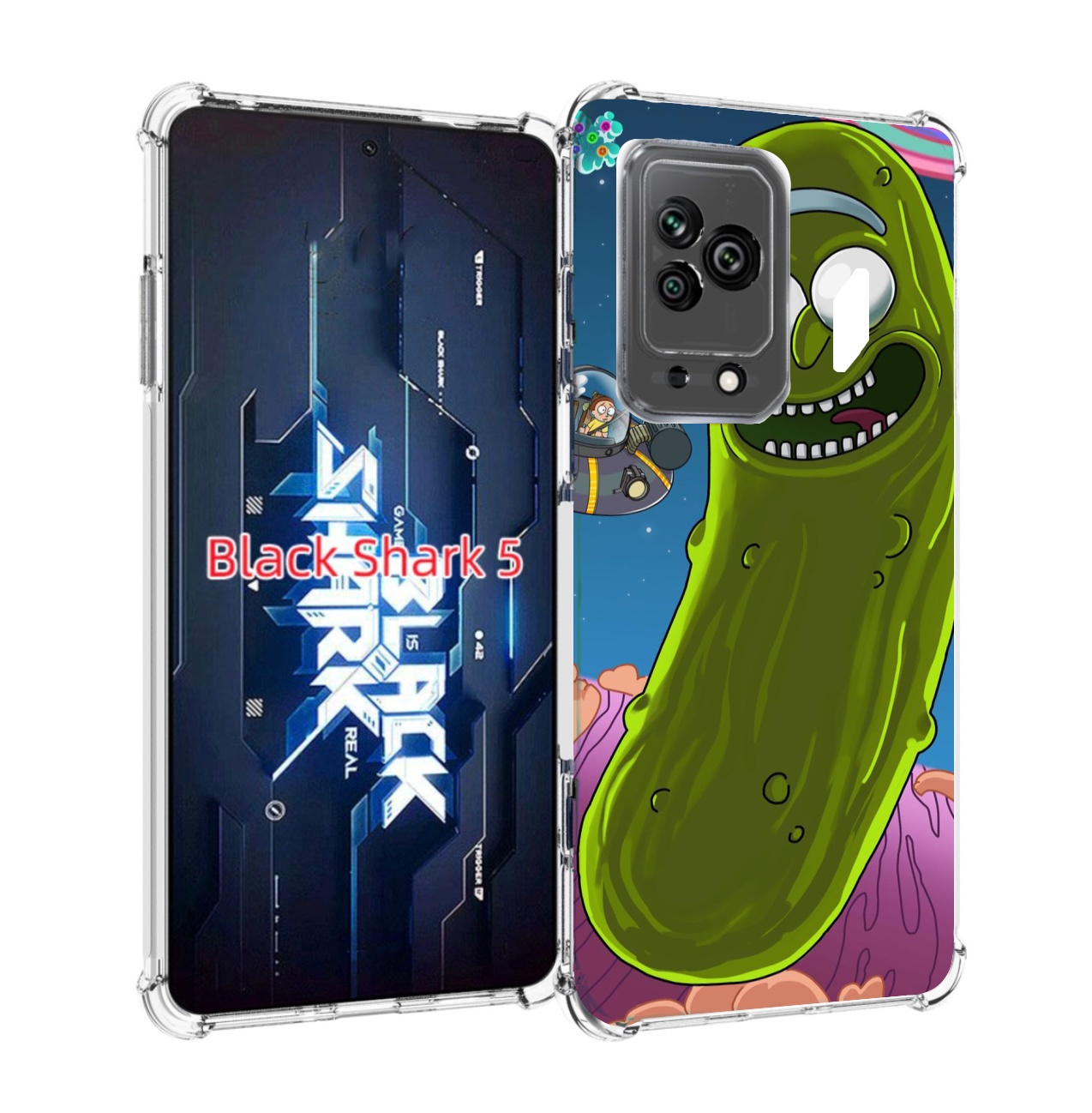 

Чехол MyPads Рик огурец для Xiaomi Black Shark 5, Прозрачный, Tocco