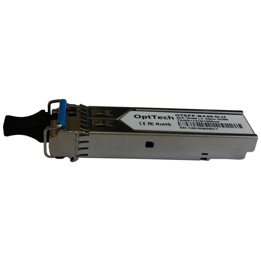 

Трансивер OptTech OTSFP-BX40-D-U, Серебристый, OTSFP-BX40-D-U