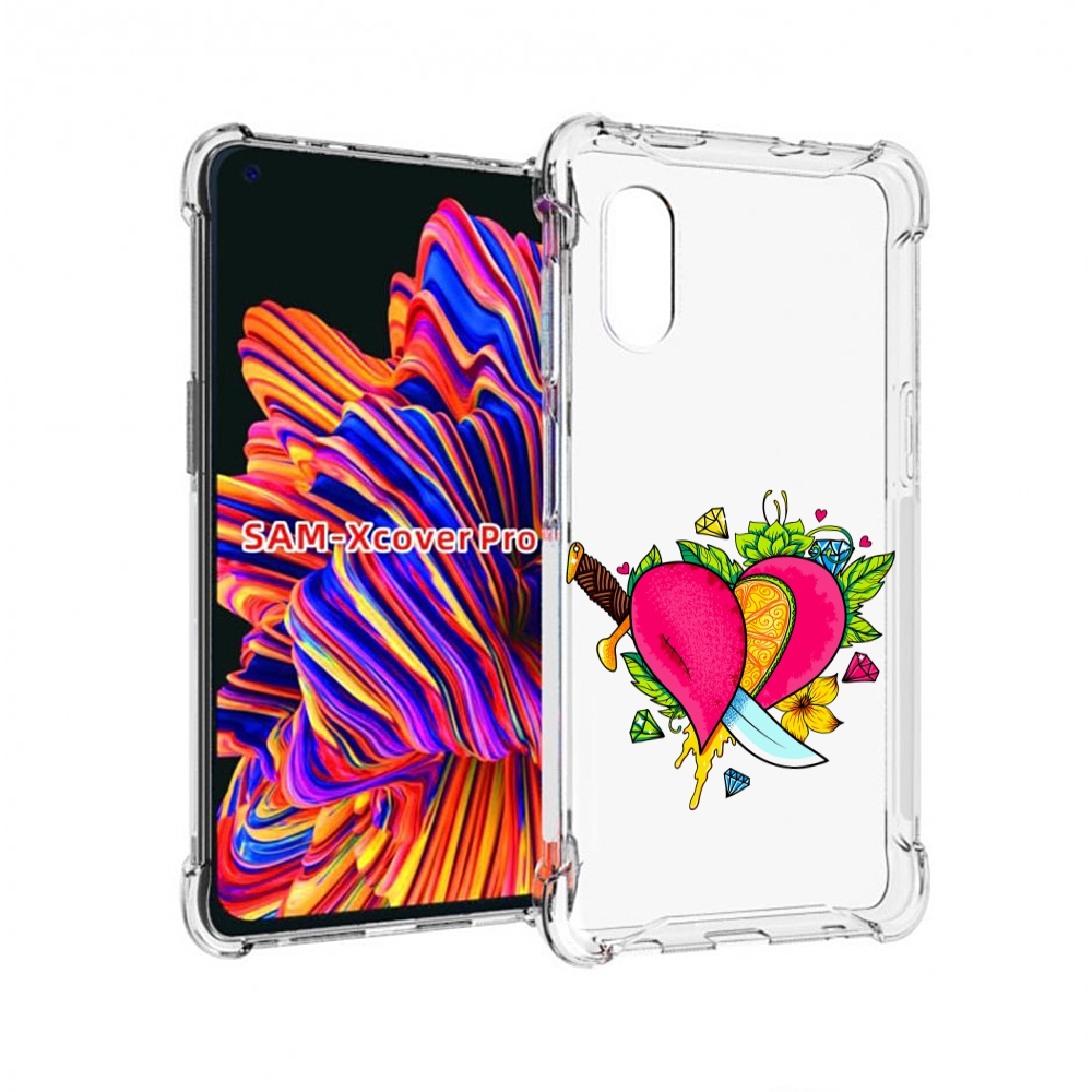 

Чехол MyPads Фруктовое сердце для Samsung Galaxy Xcover Pro 1, Прозрачный, Tocco