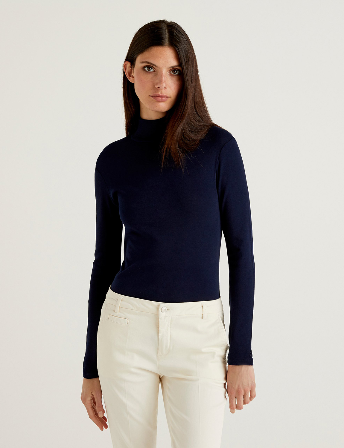 

Водолазка женская United Colors of Benetton 21A_3GA2E2224 синяя M