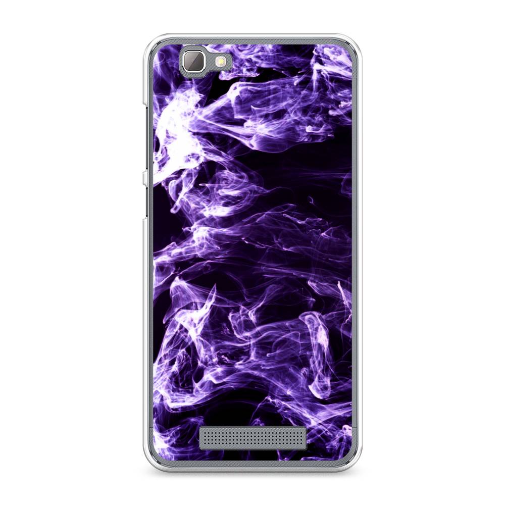 

Чехол на ZTE Blade A610 "Фиолетовый дым", Фиолетовый;белый;черный, 130950-3