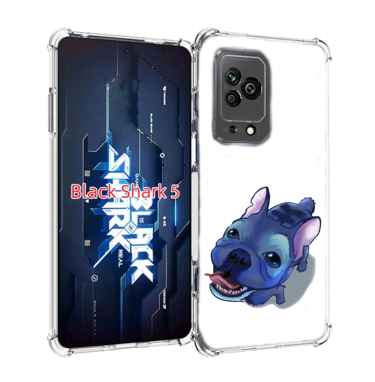 

Чехол MyPads Синий Пес для Xiaomi Black Shark 5, Прозрачный, Tocco
