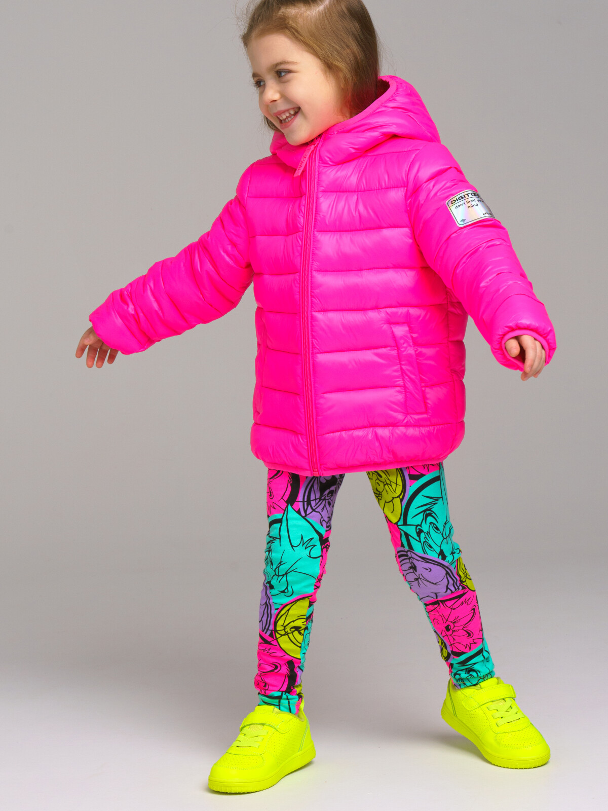 

Куртка детская PlayToday Kids 12322007, розовый, 98, 12322007