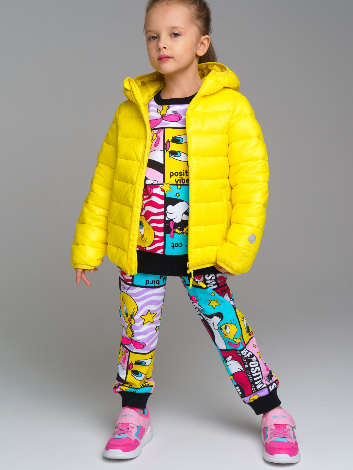 

Куртка детская PlayToday Kids 12322027, жёлтый, 110, Желтый, 12322027
