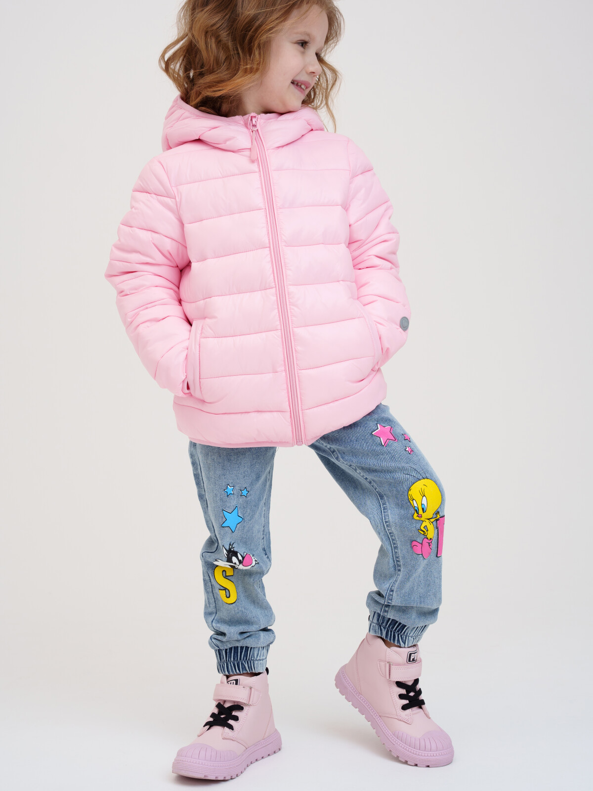

Куртка детская PlayToday Kids 12322028, светло-розовый, 104, 12322028