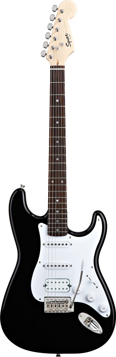 Электрогитара Fender Squier Bullet Strat Tremolo HSS Black, Fender (Фендер)