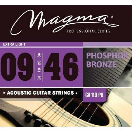 

Струны для акустической гитары Magma Strings GA110PB, GA110PB