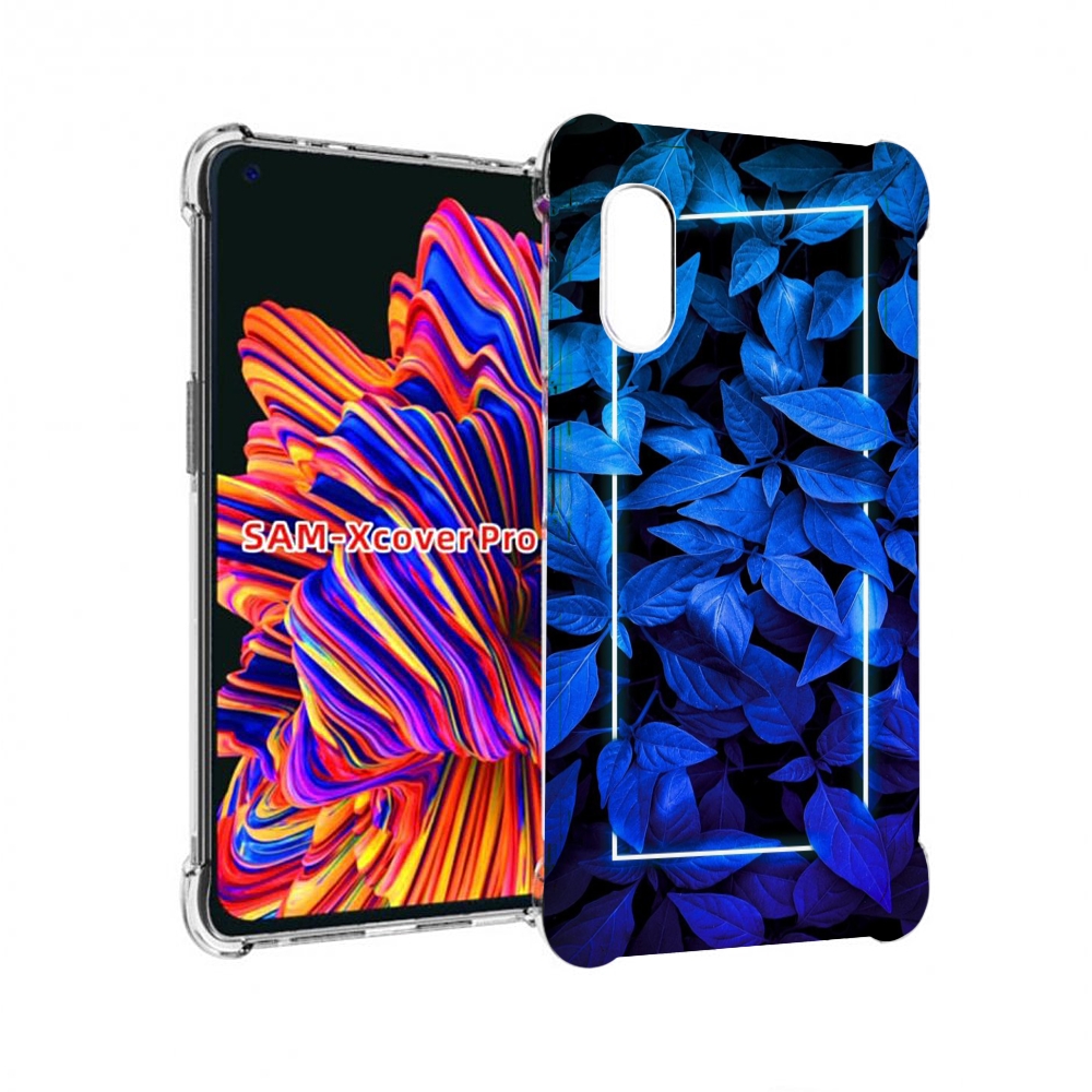 

Чехол MyPads голубые цветочки неон для Samsung Galaxy Xcover Pro 1, Прозрачный, Tocco