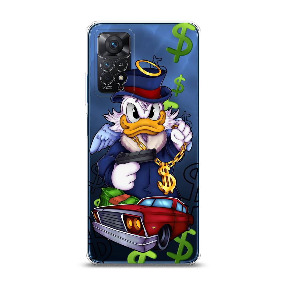 

Чехол на Xiaomi Redmi Note 11 Pro/11 Pro 5G/11E Pro "Scrooge McDuck with a Gold Chain", Красный;синий;белый, 314750-6