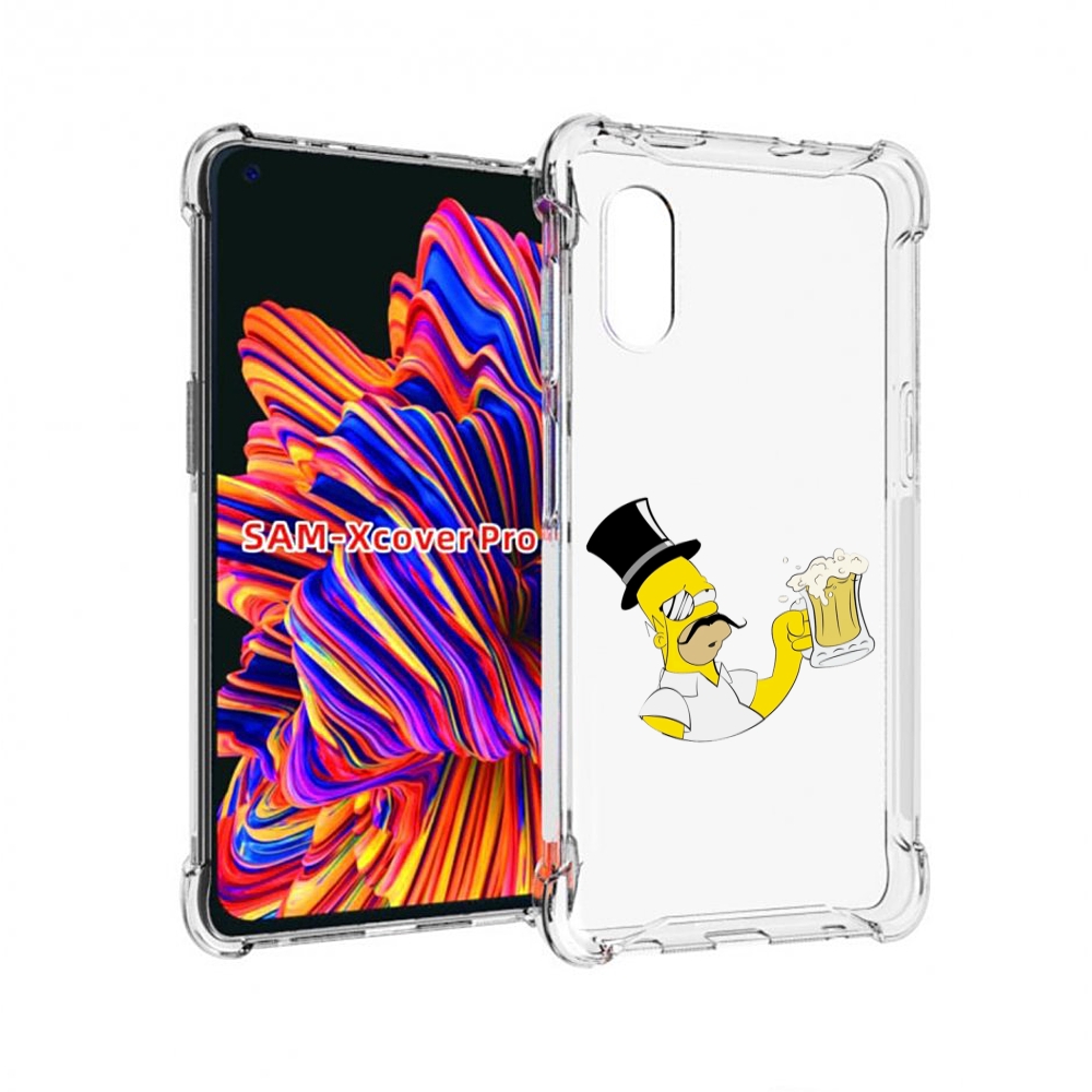 

Чехол MyPads гомер-с-напитком для Samsung Galaxy Xcover Pro 1, Прозрачный, Tocco