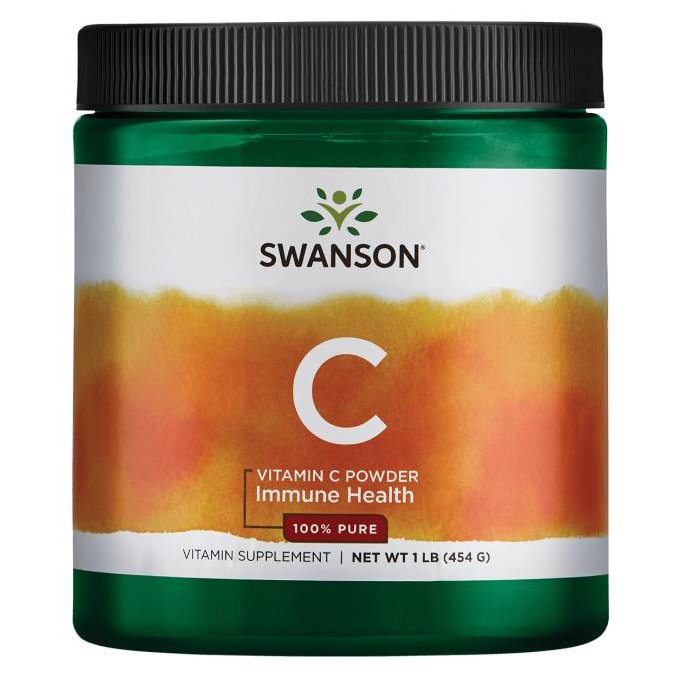 Купить Витамины, Swanson Vitamin C 100% Pure Powder - 454 грамма