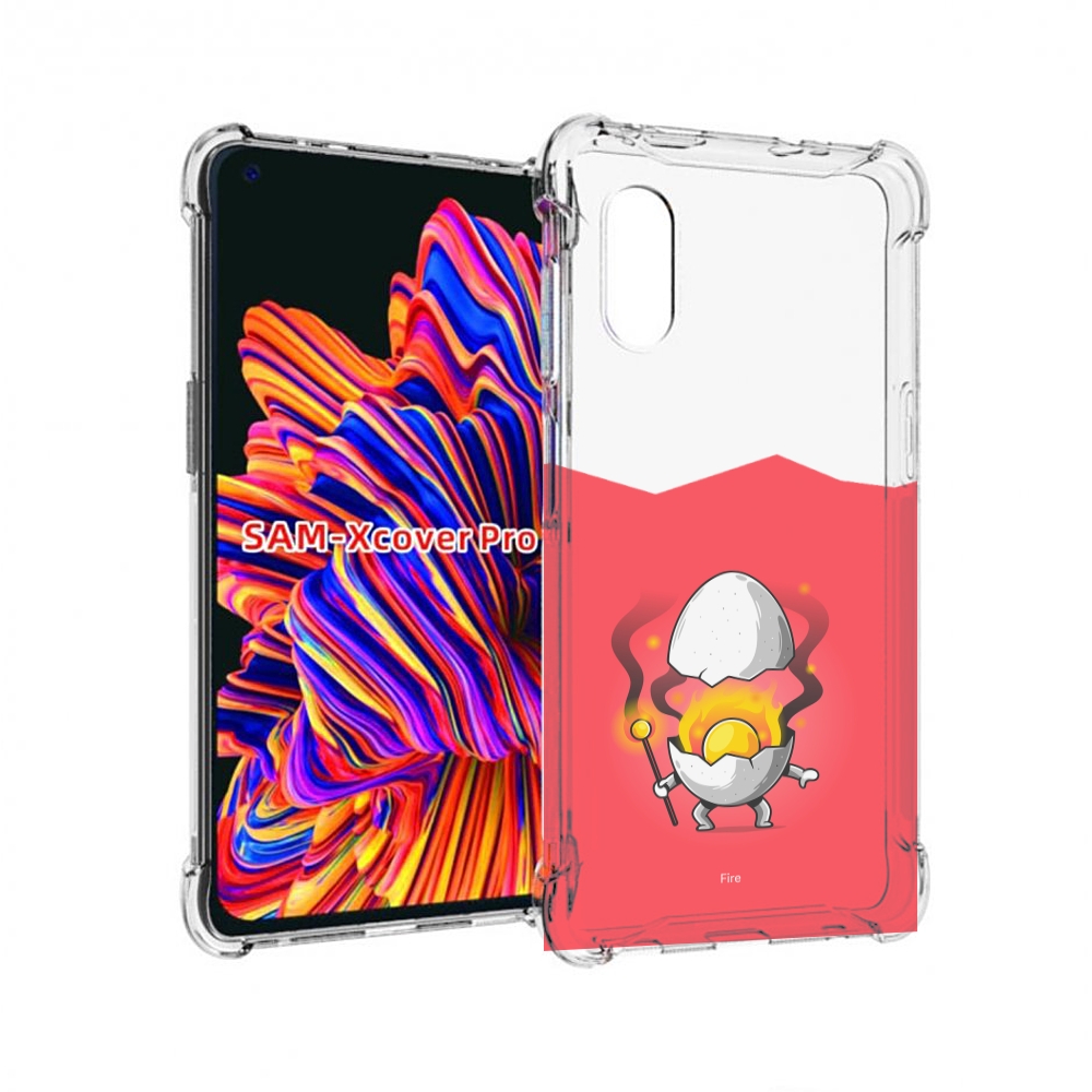 

Чехол MyPads горелое яйцо для Samsung Galaxy Xcover Pro 1, Прозрачный, Tocco