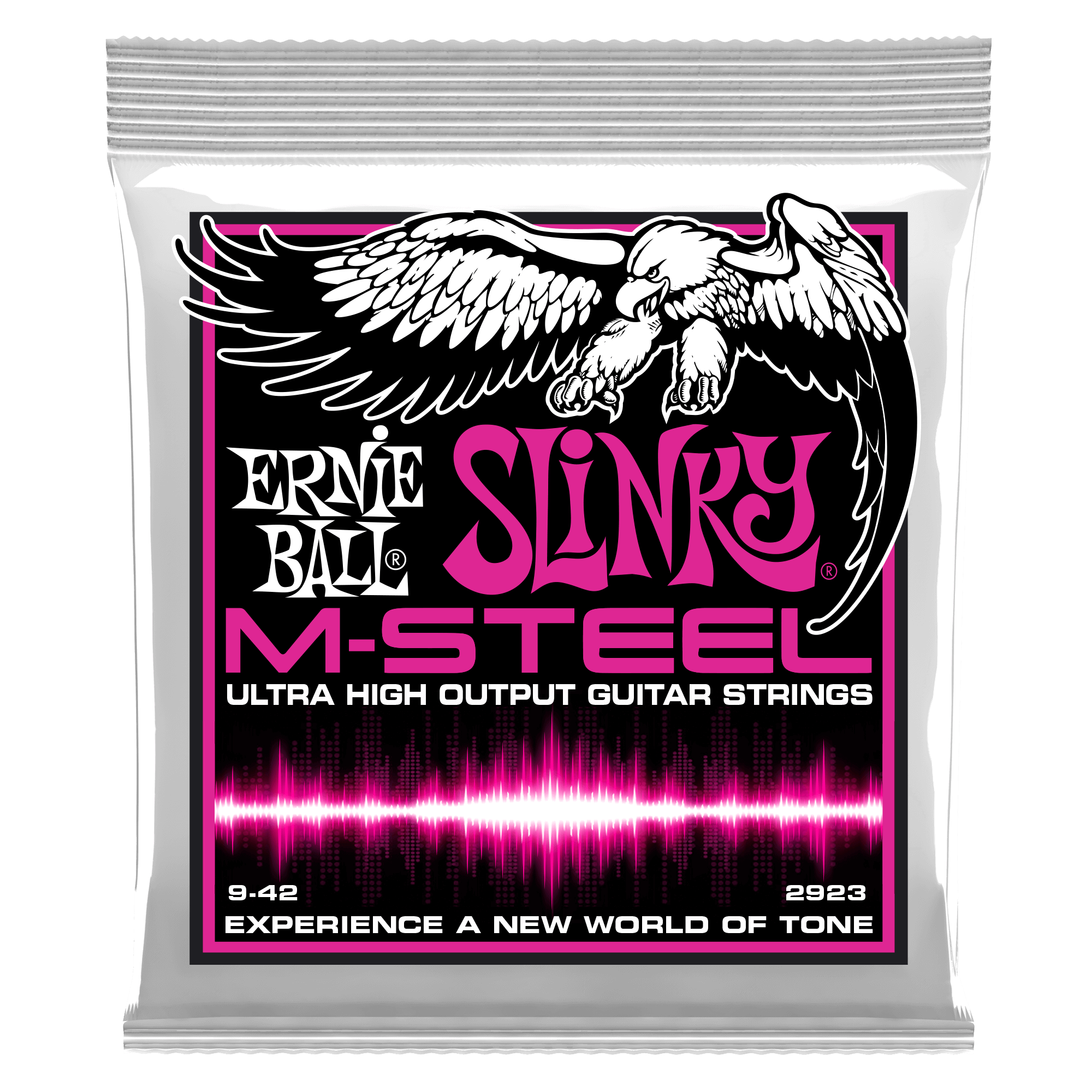 фото Струны для электрогитары ernie ball 2923 m-steel super slinky 9-42