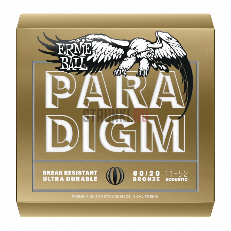 

Струны для акустической гитары Paradigm Ernie Ball 2088 11-52, Ernie Ball (Эрни Бол)