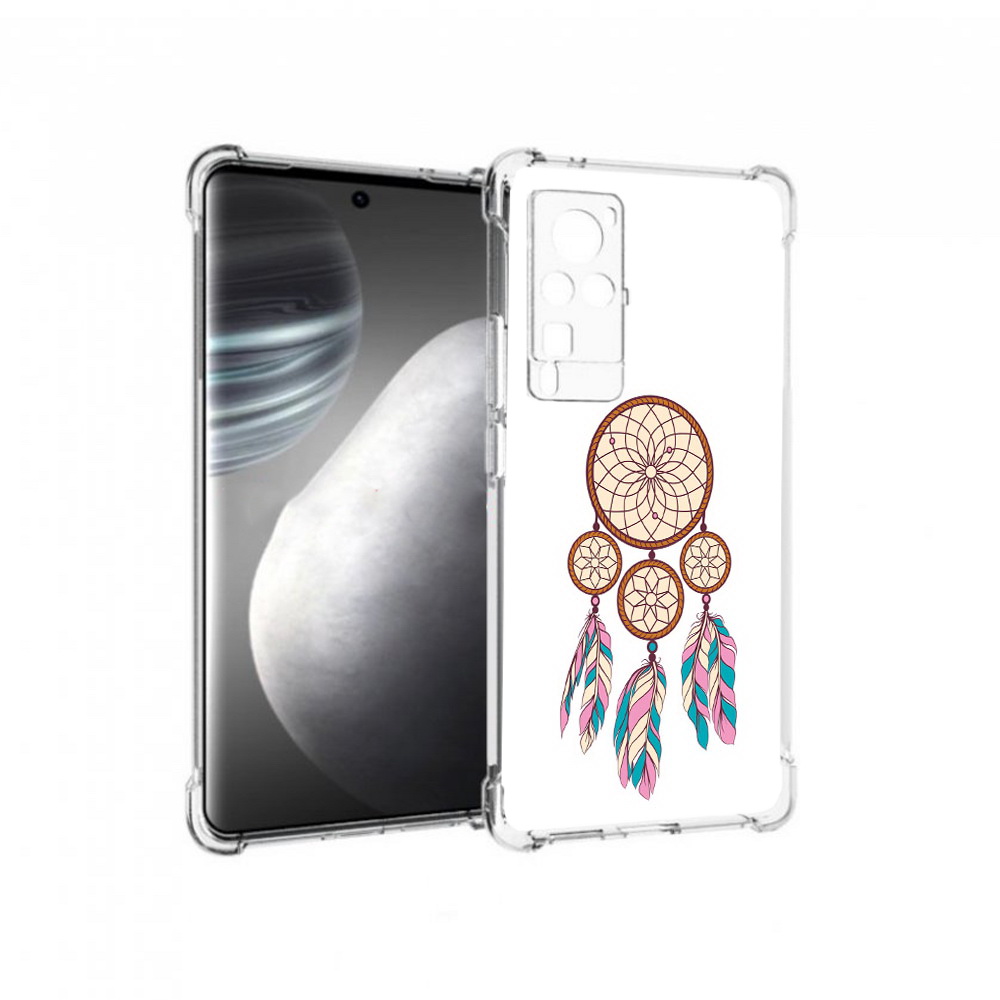

Чехол MyPads Tocco для Vivo X60 pro ловец снов бежевый (PT226972.385.442), Прозрачный, Tocco