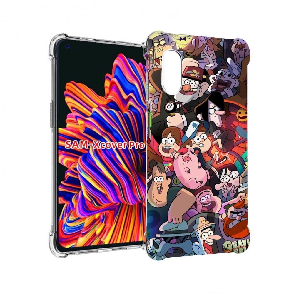 

Чехол MyPads гравити-фолз для Samsung Galaxy Xcover Pro 1, Прозрачный, Tocco