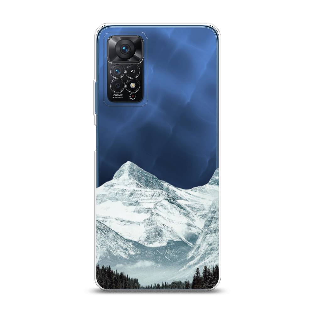 

Чехол на Xiaomi Redmi Note 11 Pro/11 Pro 5G/11E Pro "Горы арт 1", Белый;зеленый, 314750-2