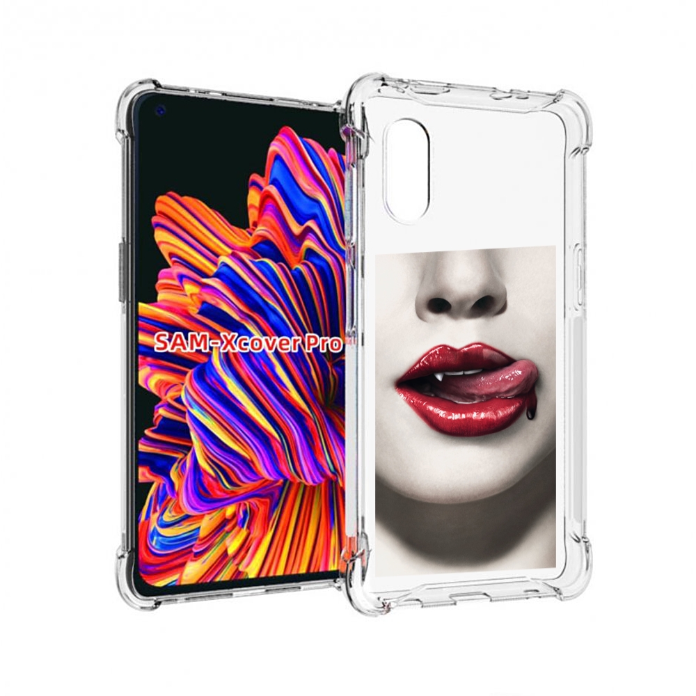 

Чехол MyPads губы-вампирши для Samsung Galaxy Xcover Pro 1, Прозрачный, Tocco