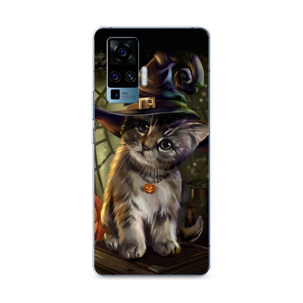 

Чехол Awog на Vivo X50 Pro "Кот на Хэллоуин", Разноцветный, 262350-2
