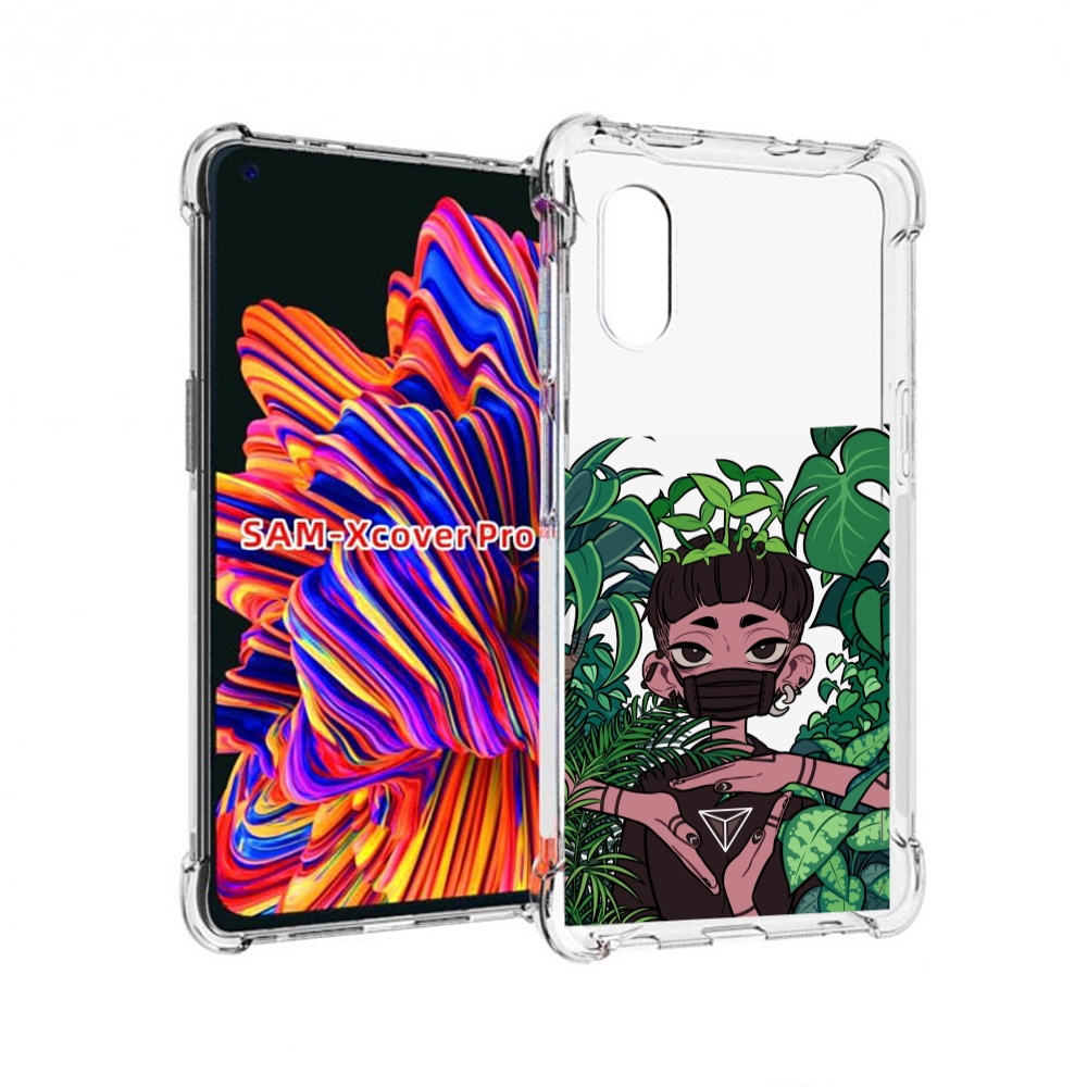 

Чехол MyPads девушка в природе женский для Samsung Galaxy Xcover Pro 1, Прозрачный, Tocco