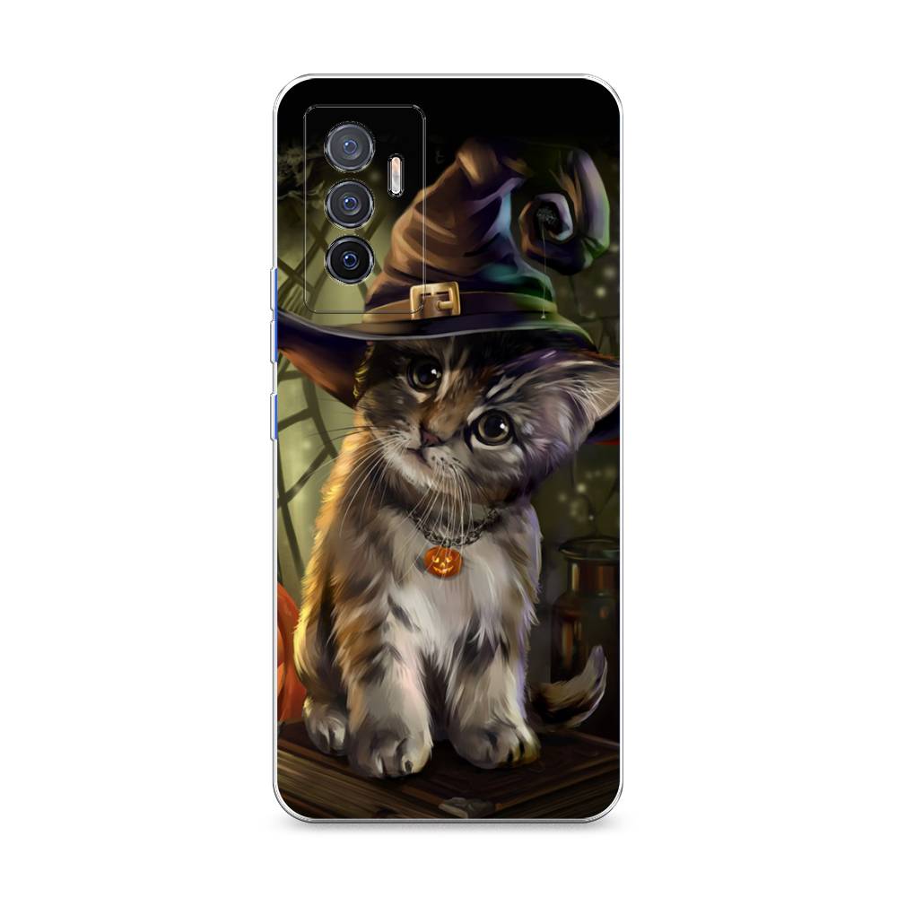 

Чехол Awog на Vivo V23e/Y75 4G "Кот на Хэллоуин", Разноцветный, 267050-2