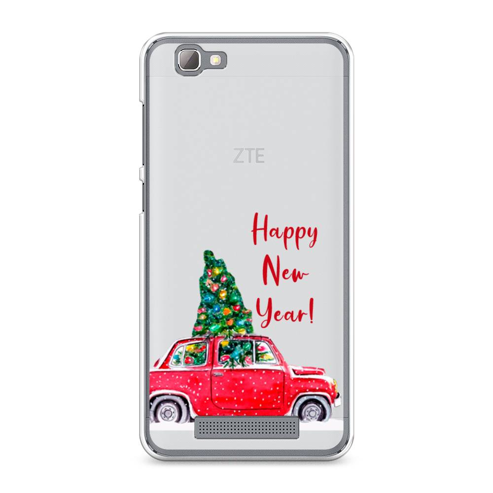 

Чехол на ZTE Blade A610 "Happy New Year", Красный;зеленый, 130950-5