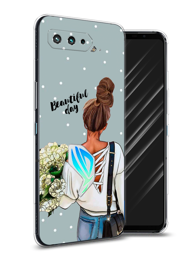 

Чехол Awog на Asus ROG Phone 5S "Beautiful day", Голубой;коричневый;бежевый, 44550-6